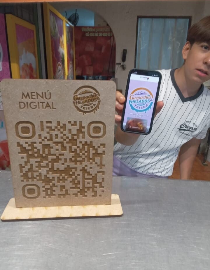Menú digital ejemplo 1