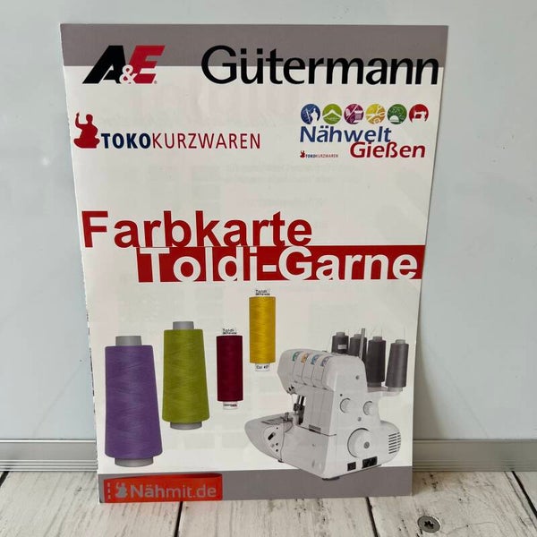 Toldi-Garn Farbkarte