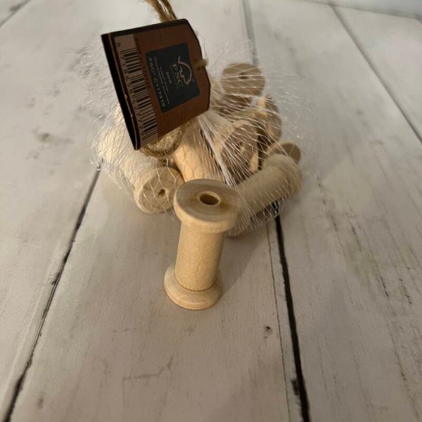 Dekorative Holz Garn Rollen