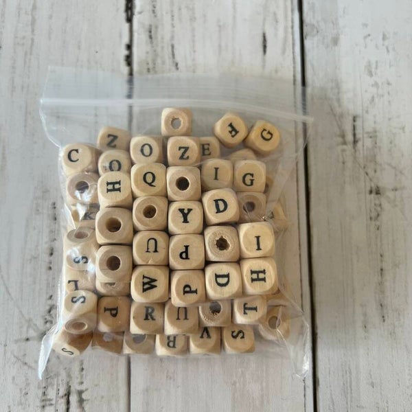 Buchstaben für Schnullerketten