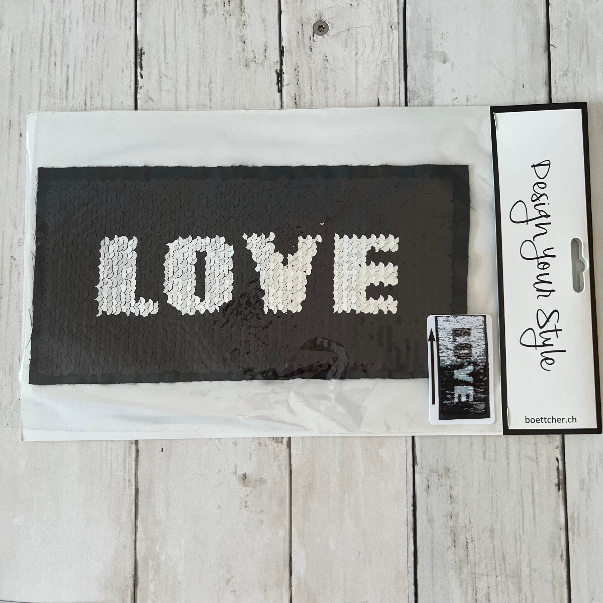 Wendepailletten Aufnäher