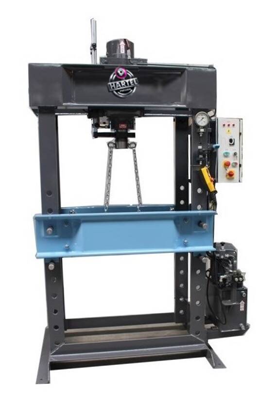 Werkstattpressen, Motor, M100-10, 100 To., Presskraft, Härtel