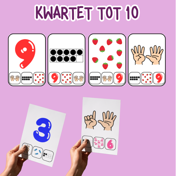 Kwartetspel tot 10