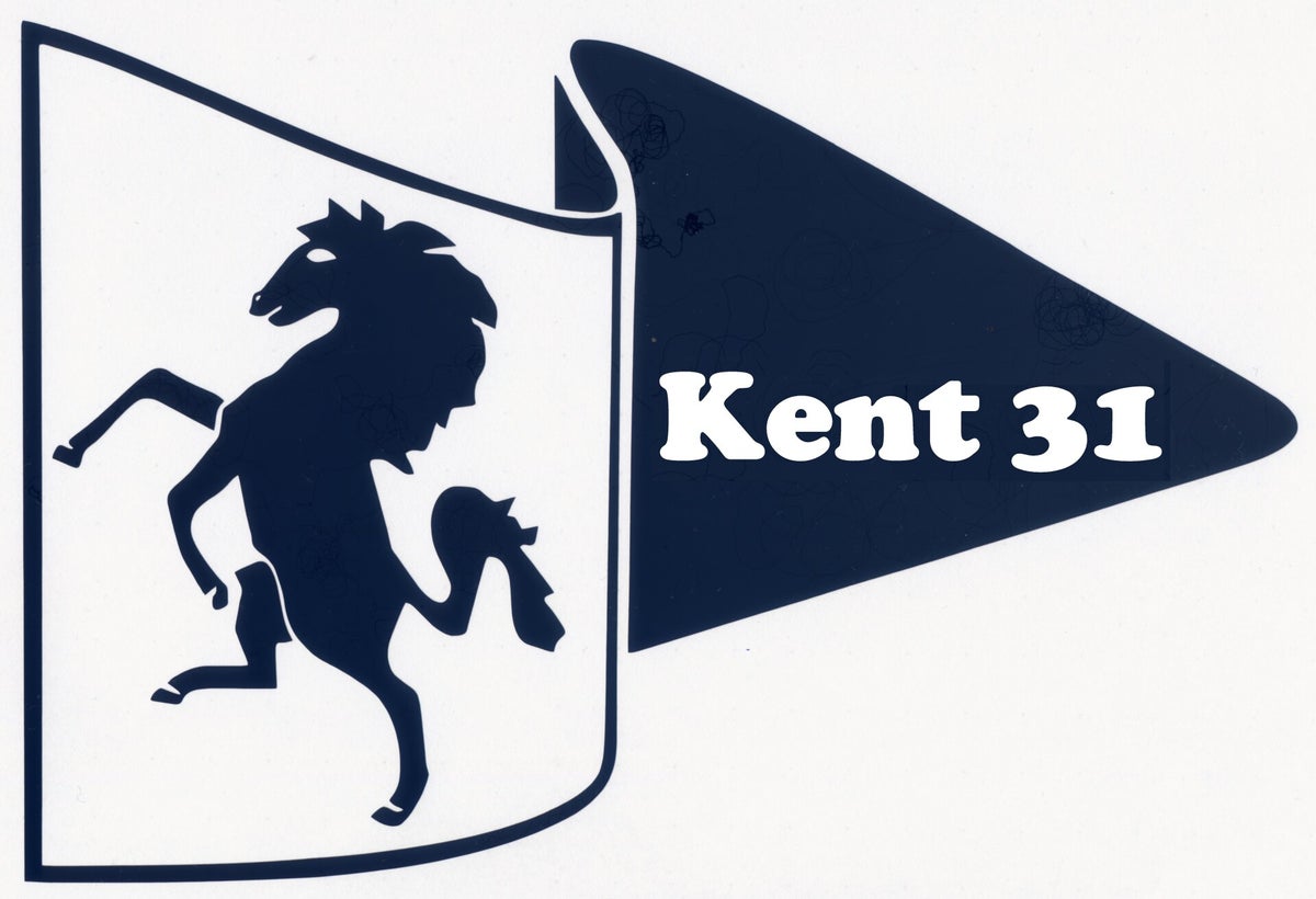 Kent logo stickers vlag met paard / Romp, Dek en Kajuit / Techniek ...