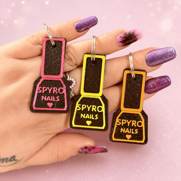 Porte clé vernis personnalisés