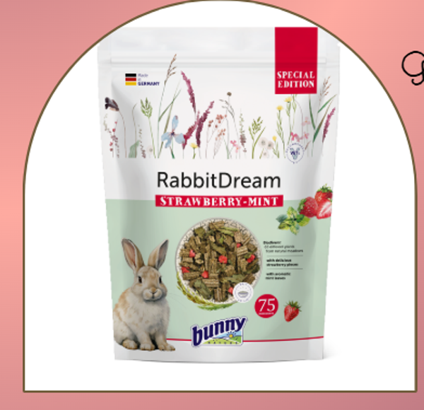 Granulés Lapin Edition Spéciale Fraise Menthe 1,5kg