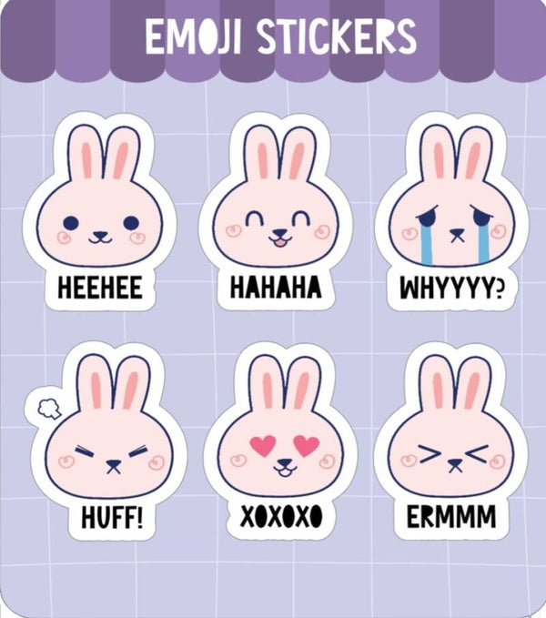 STICKER EMOJI LAPIN