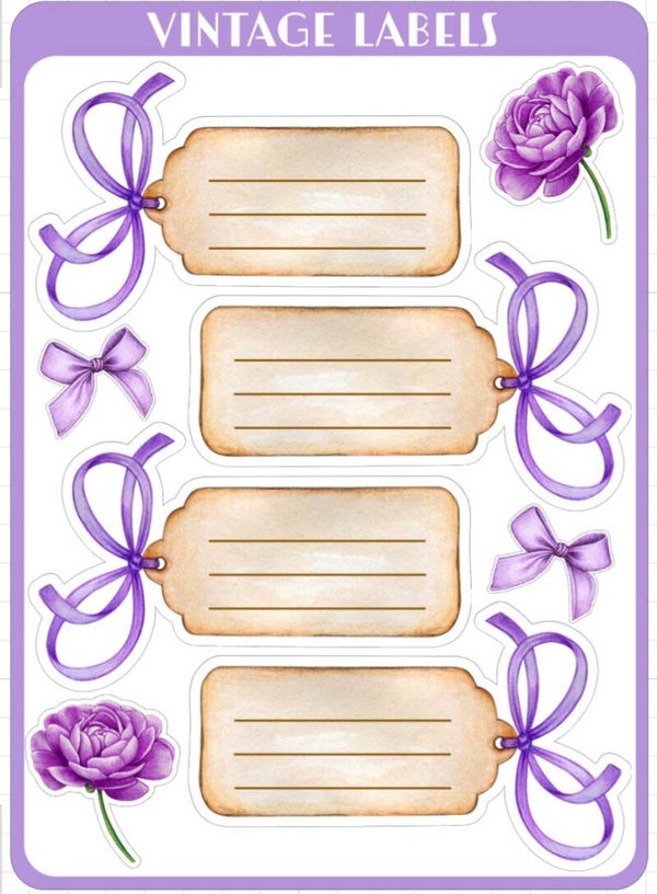 STICKER VINTAGE VIOLET