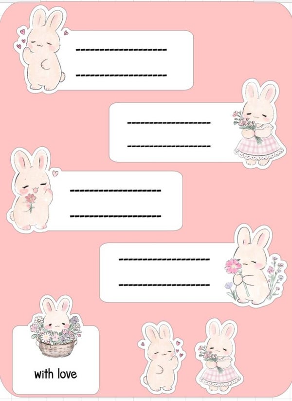 ETIQUETTE LAPIN