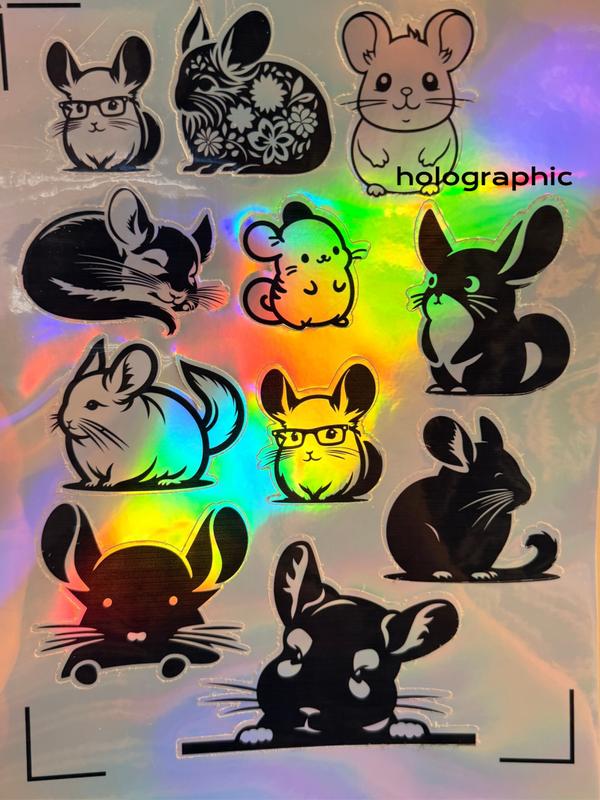 STICKERS CHINCHILLA