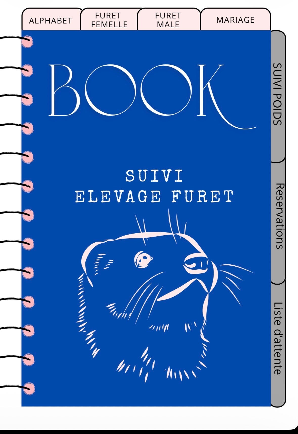 Book digital éleveur de furet