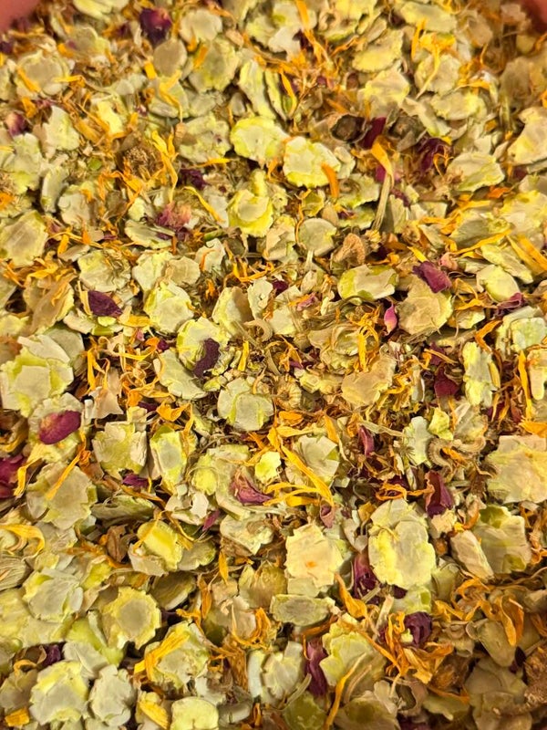 flocons de pois melange fleurs