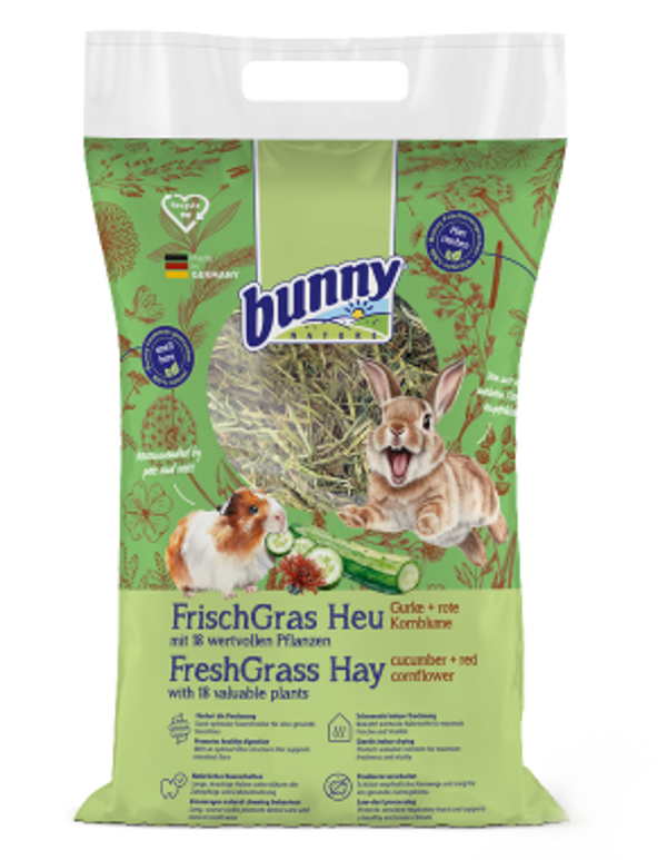 Foin FreshGrass Concombre & Bleuet