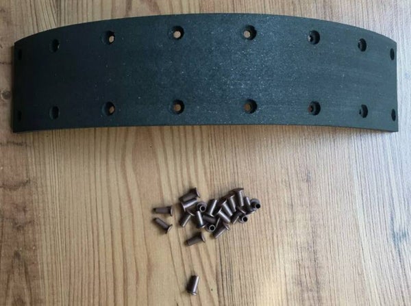 Bremsbelag 350x60 10Loch 6x10 ANHÄNGERACHSEN PEITZ ESPE BPW ZAPP WVA15044