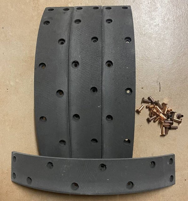 Bremsbelag Satz 250x40 10Loch 4x8 für BPW ACHSE GB1855 Typ S2504 SK Anhänger WVA11084