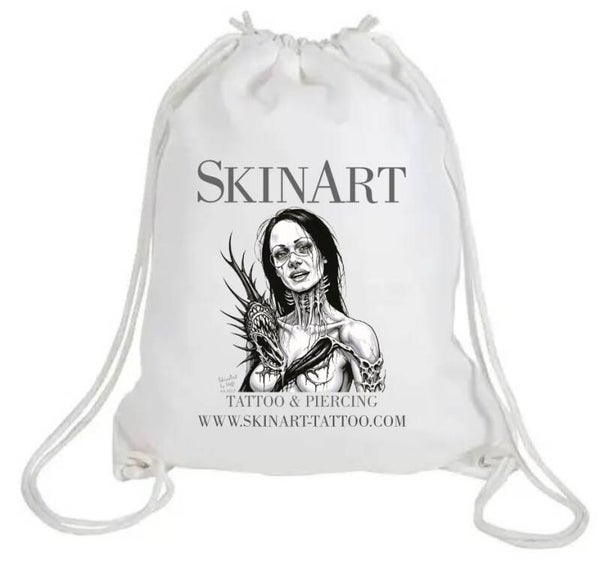 Stoffbeutel von SkinArt Tattoo & Piercing, 2 Motive/2 Farben