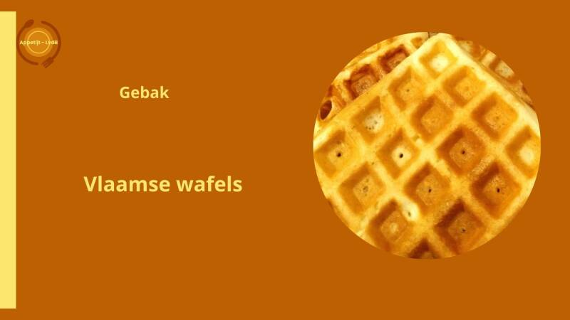 Gebak - Vlaamse wafels