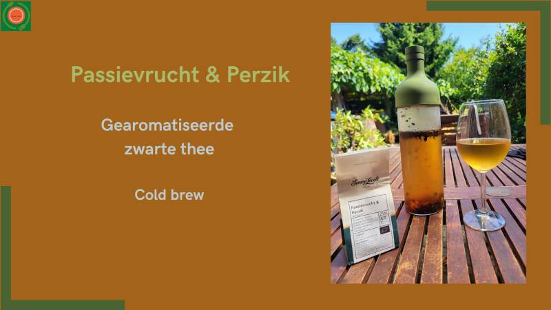 Passievrucht & Perzik Gearomatiseerde zwarte thee Cold Brew