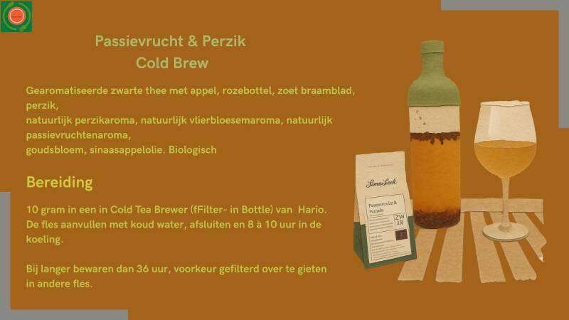 Passievrucht & Perzik Cold Brew. Samenstelling en bereiding