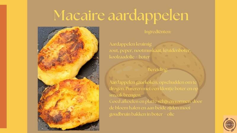 Aardappelen Macaire - recept