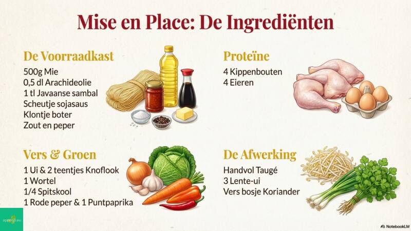 Mise en place: de ingrediënten
