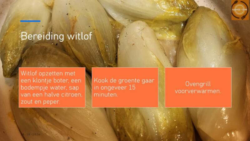 Bereiding witlof