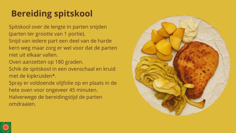Bereiding spitskool