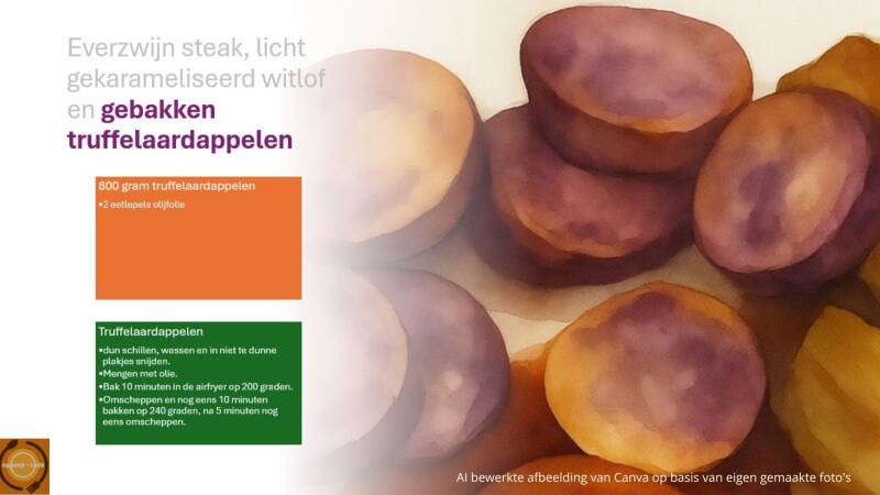 Gebakken truffelaardappelen