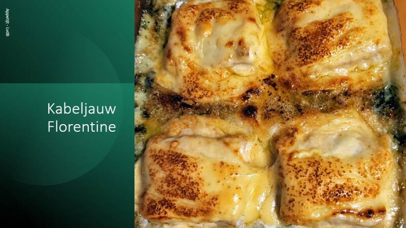 Kabeljauwfilet Florentine