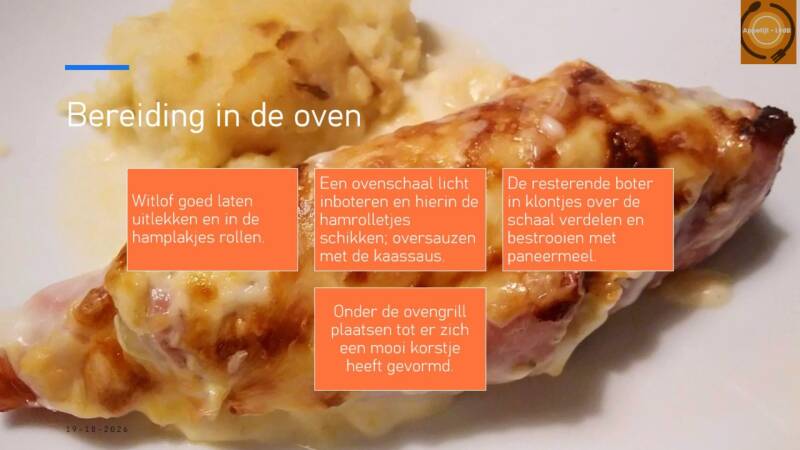 Bereiding in de oven