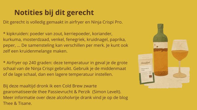 Notities bij dit gerecht