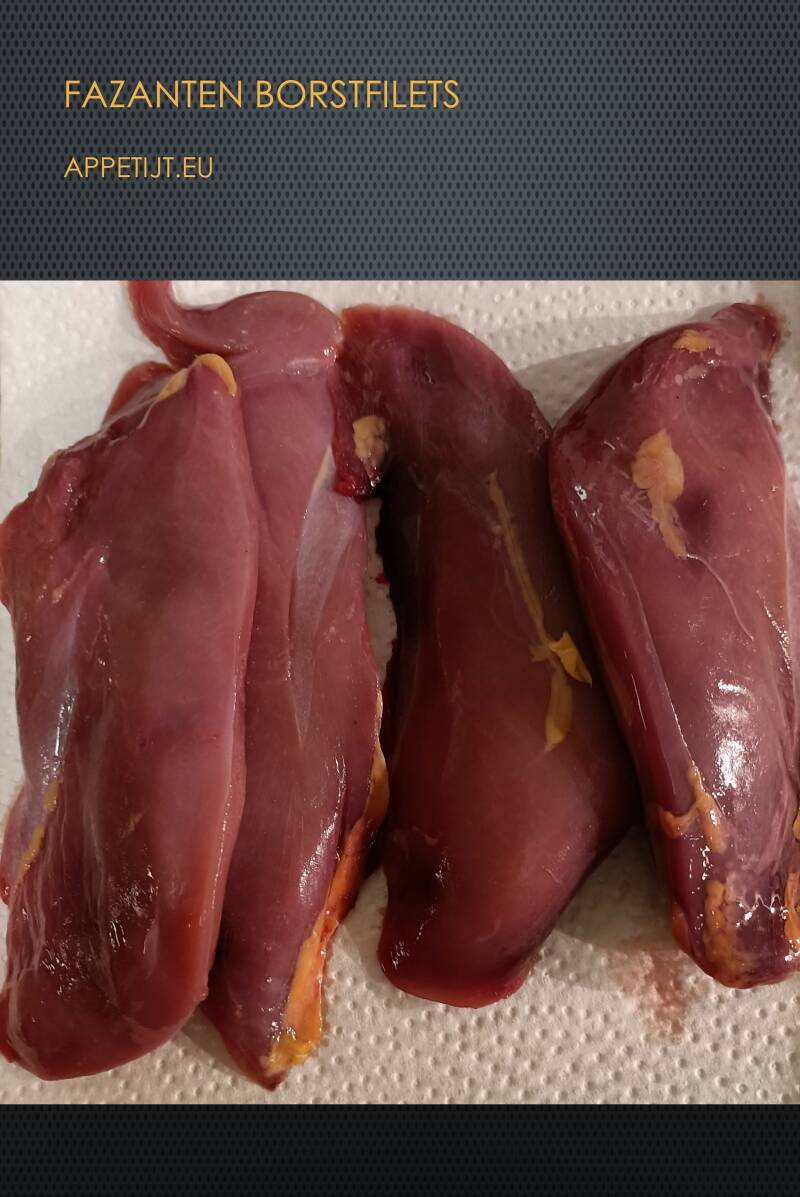 Fazanten borstfilets