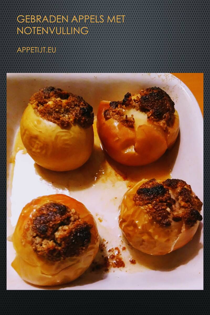 Oven appels met notenvulling