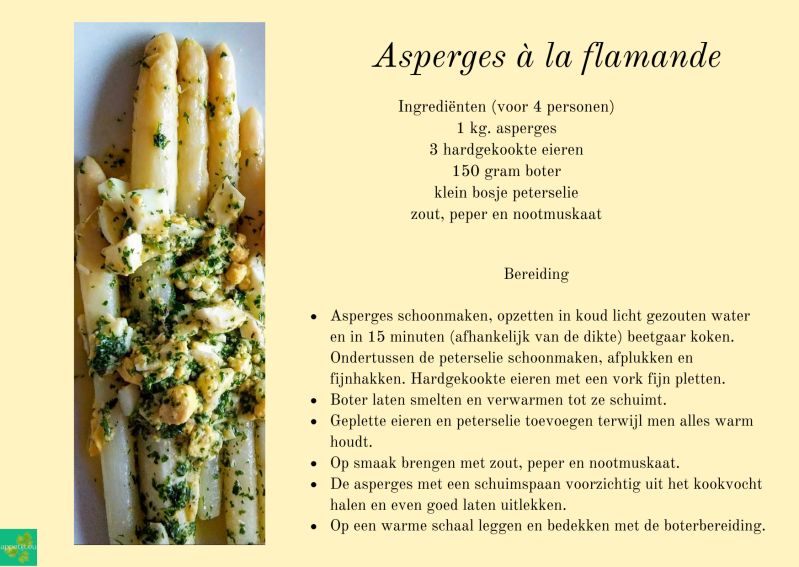 Asperges à la flamande