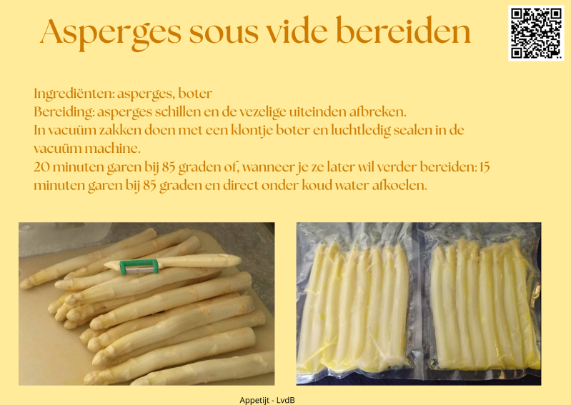Asperges sous vide bereiden