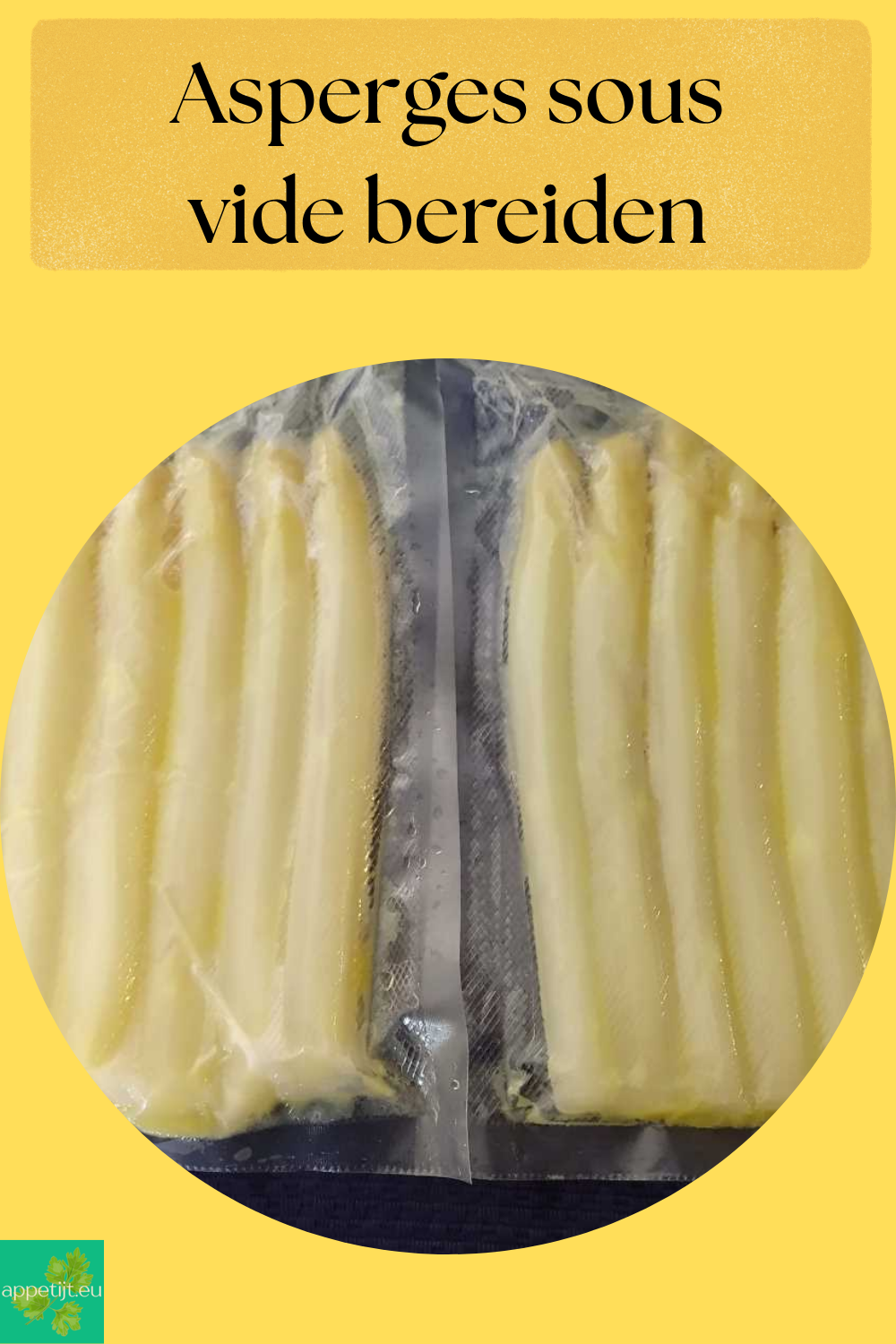 Asperges sous vide bereiden