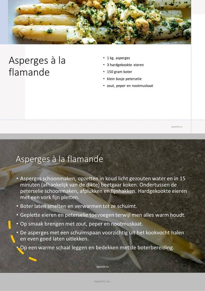 Asperge à la flamande