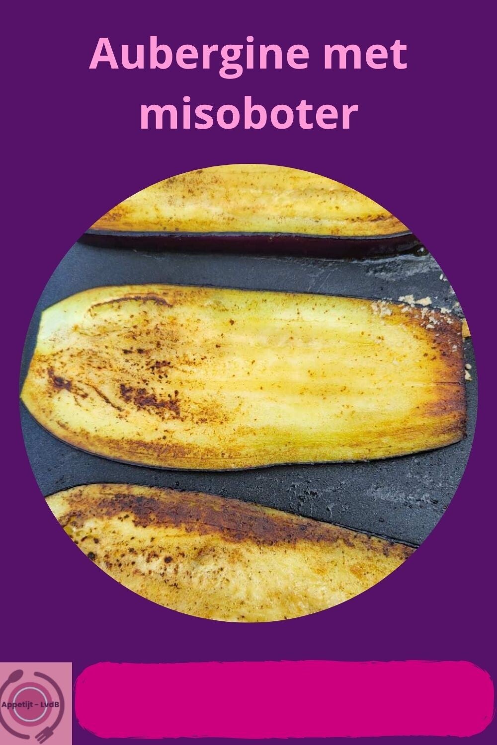 Aubergine met misoboter