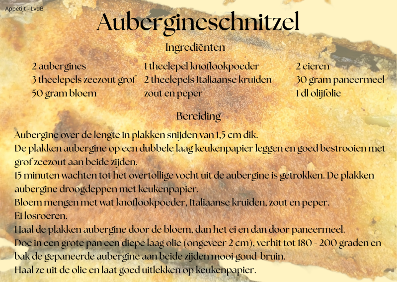 Recept: Aubergineschnitzel