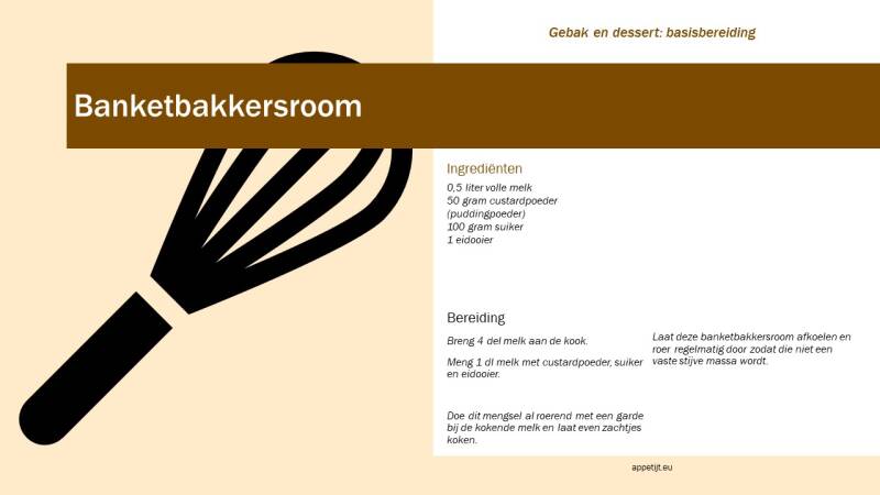 Banketbakkersroom