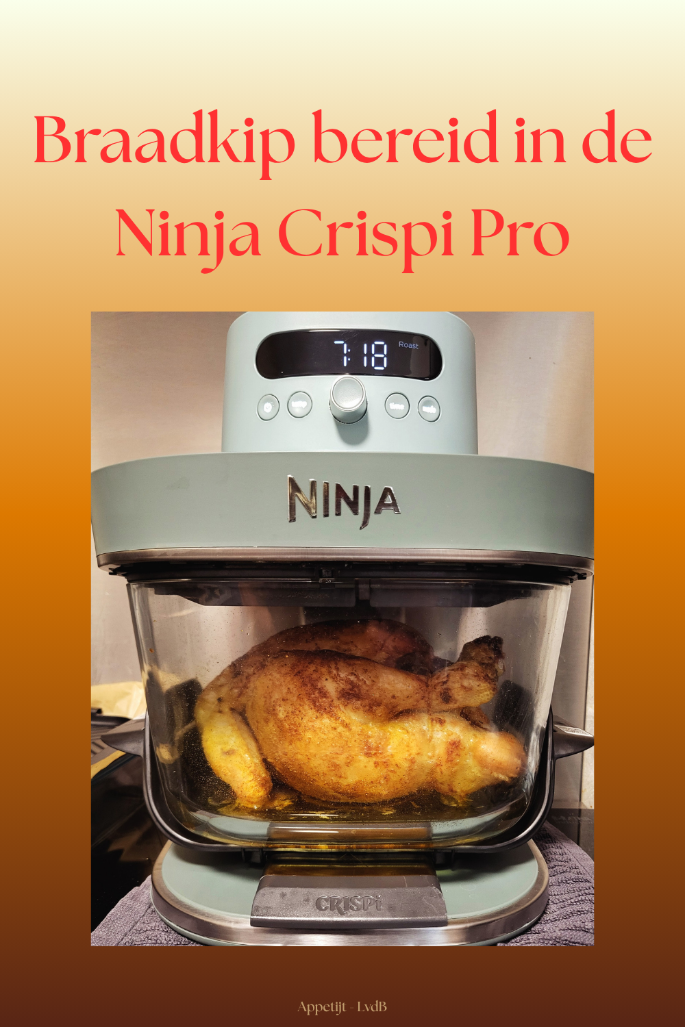 Braadkip bereid in de Ninja Crispi Pro