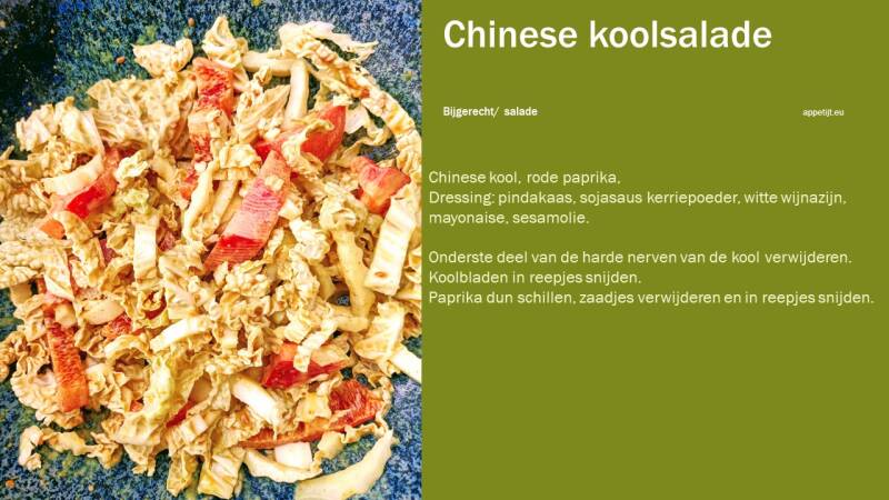 Chinese koolsalade