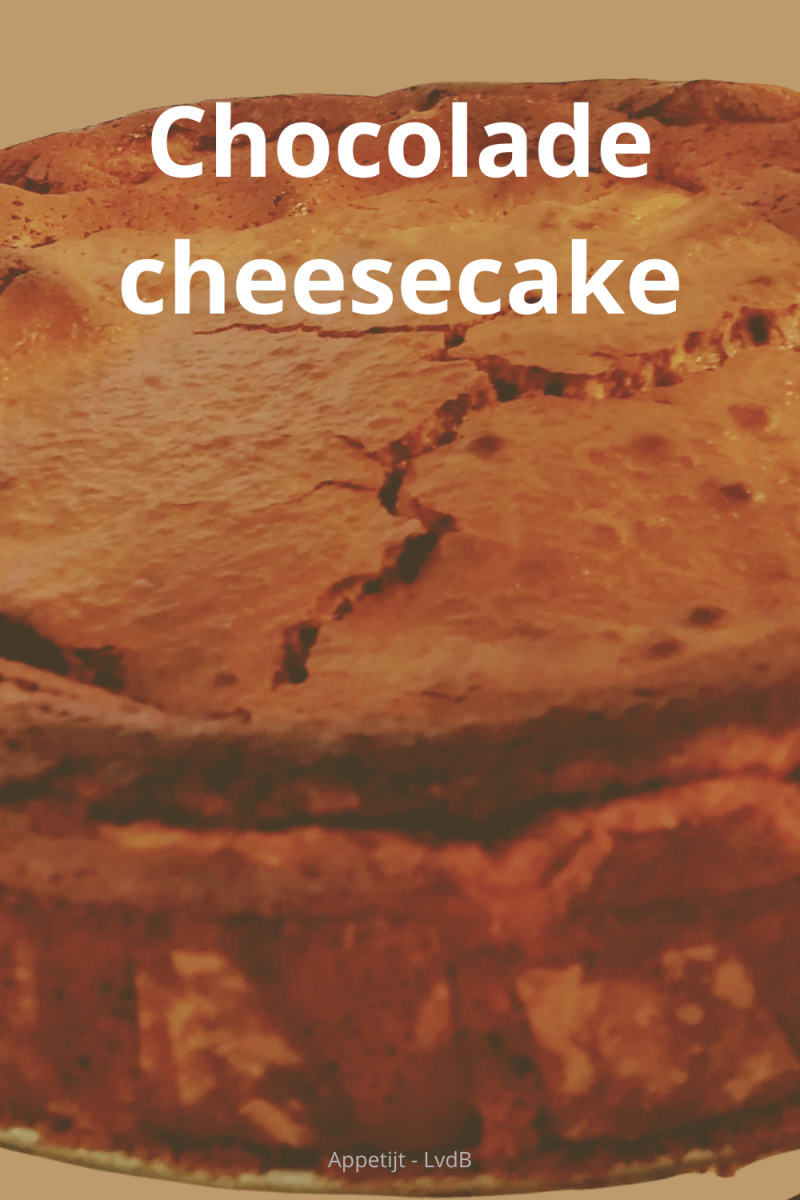 Chocolade cheesecake