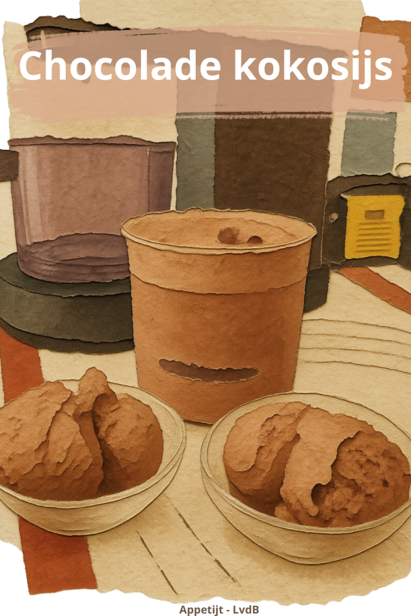 Chocolade kokosijs