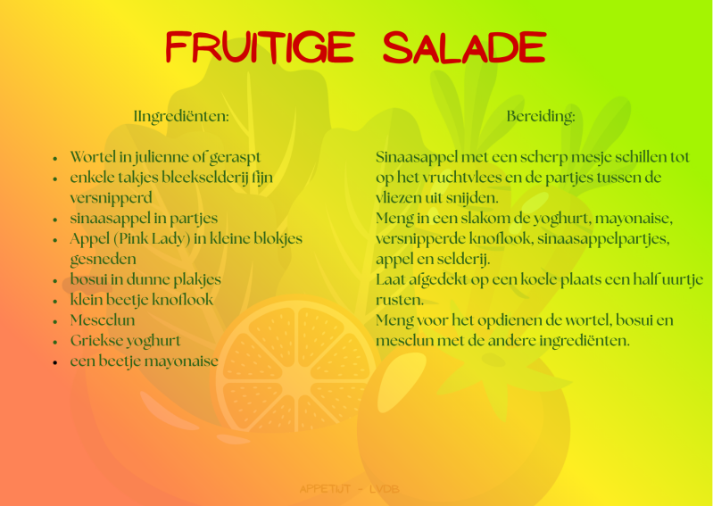 Fruitige salade