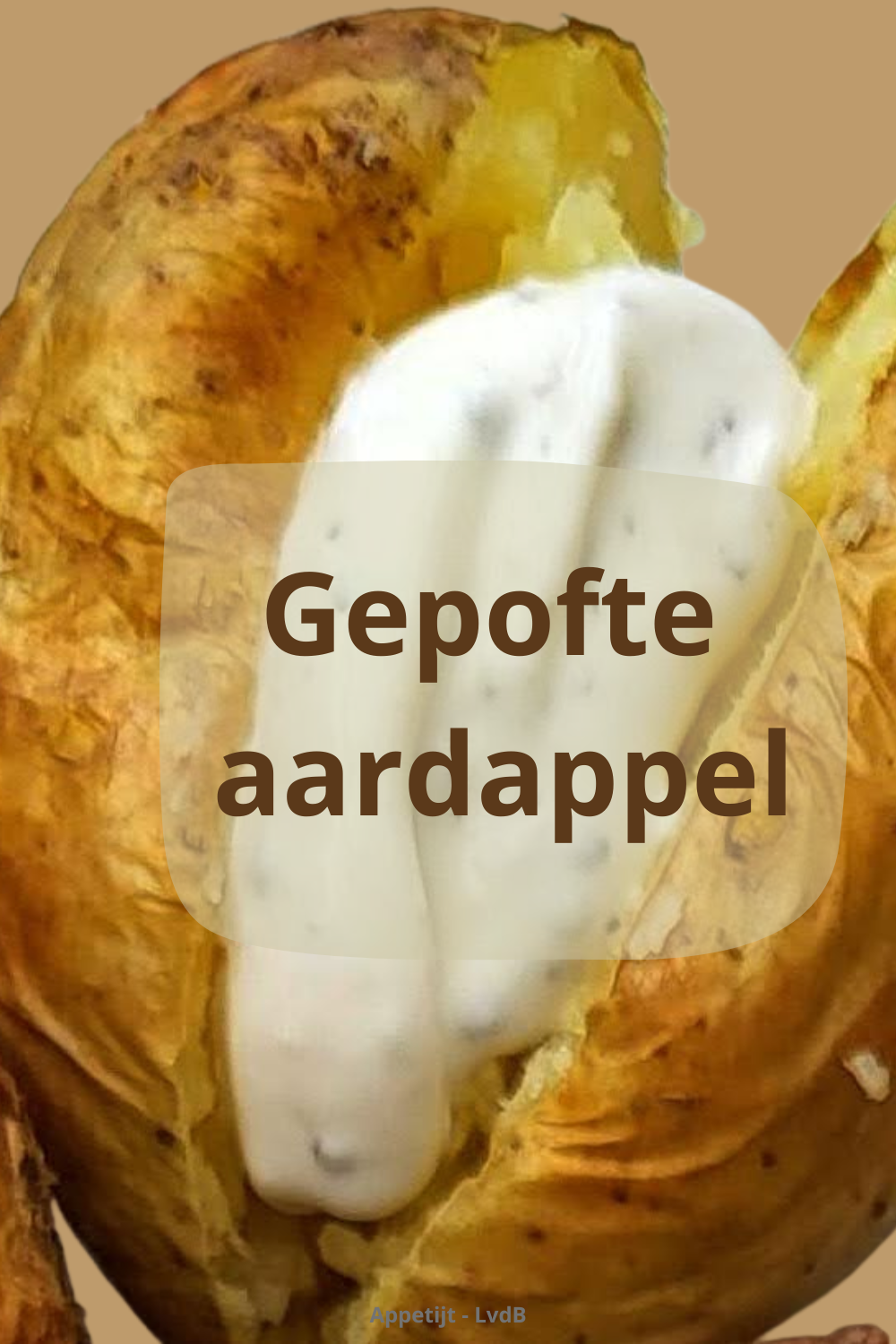 Gepofte aardappel