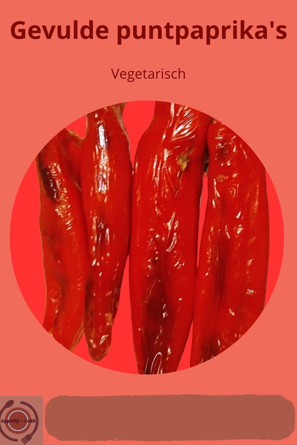 Gevulde puntpaprika's vegetarisch