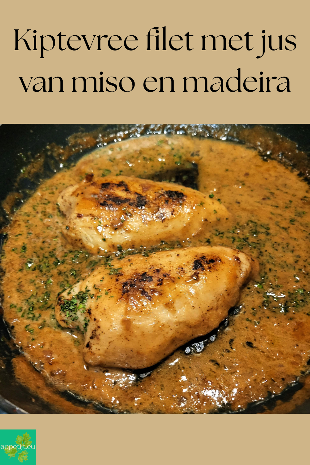 Kiptevree filet met jus van miso en madeira