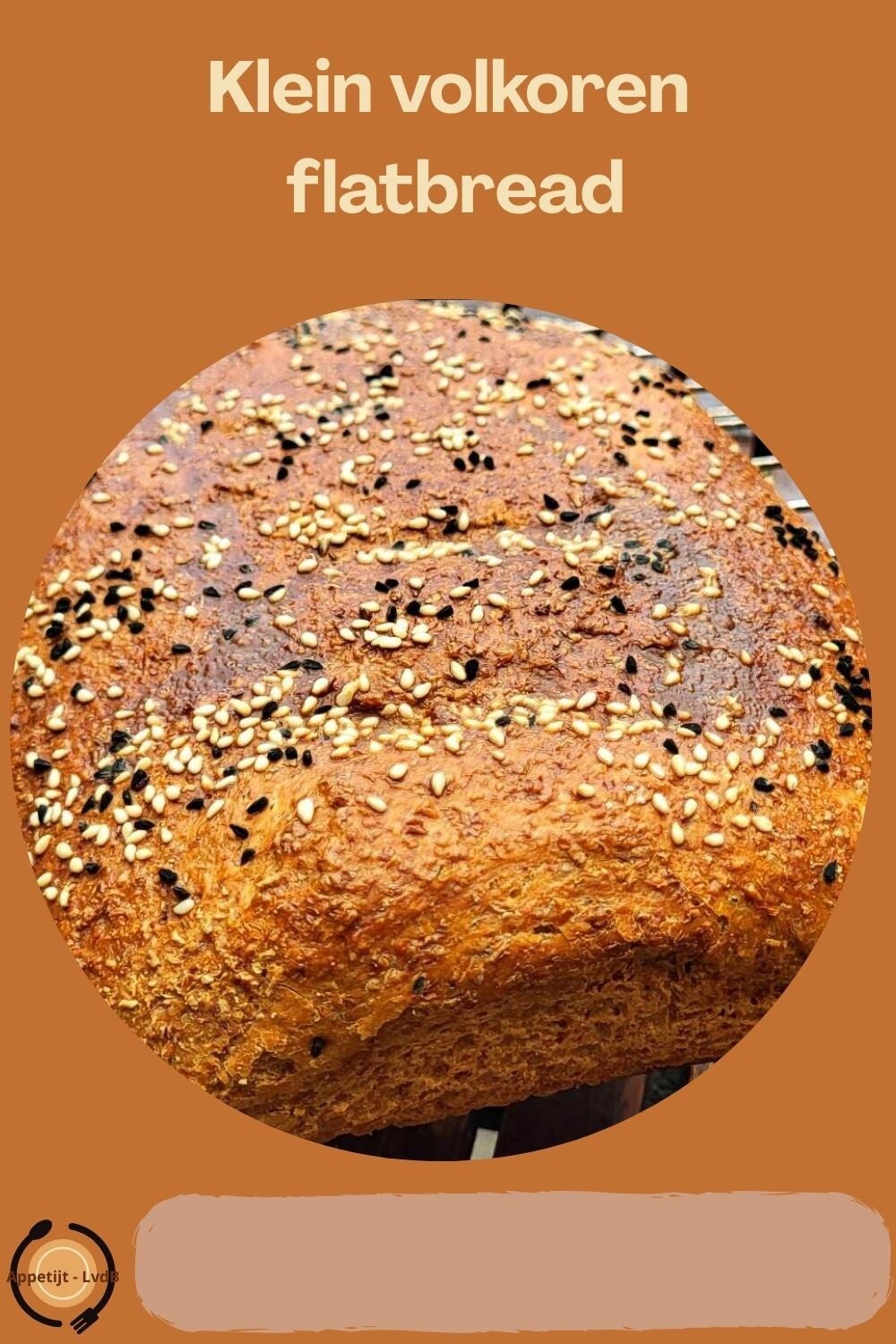 Klein volkoren flatbread