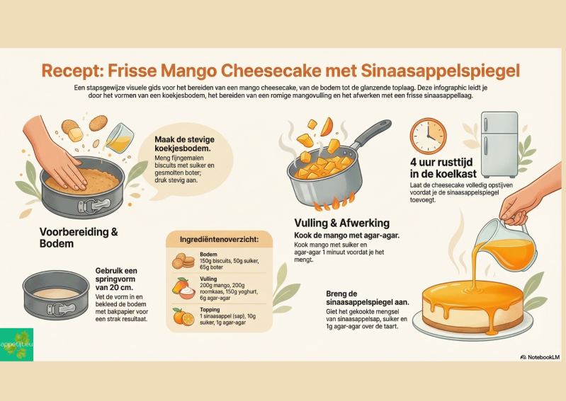 Mango cheesecake